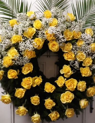 věnec velký růže